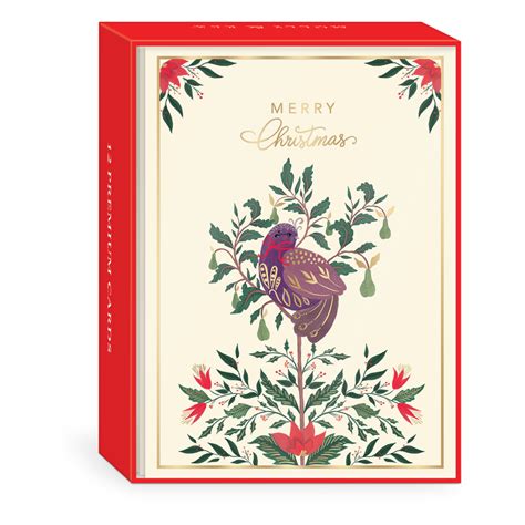 12 Days Of Christmas Partridge Boxed Holiday Cards Molly And Rex