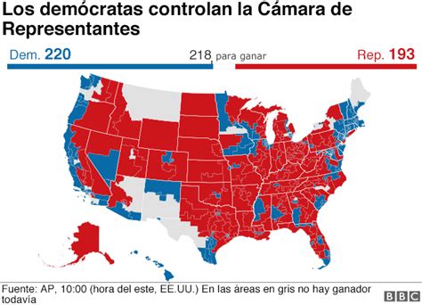 Elecciones En Estados Unidos Los Mapas Del Resultado De Las Mid Term