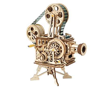 Robotime Rokr Vitascope Movie Projector 3d Wooden Puzzle Kit Roelk601