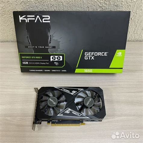 Видеокарта KFA2 GTX 1650 4gb купить в Перми | Электроника | Авито