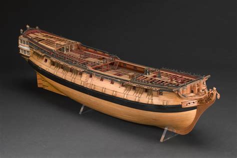 Model of H.M.S. Warrior (formerly identified as HMS Theseus) | Science ...