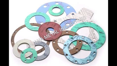 Stainless Steel Green Metal Spiral Wound Gasket For Industrial Round