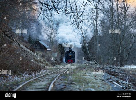 Mocanita, the steam train from Maramures, Romania Stock Photo - Alamy