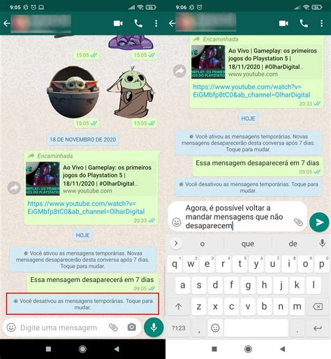 Como Mandar Mensagens Tempor Rias No Whatsapp Olhar Digital