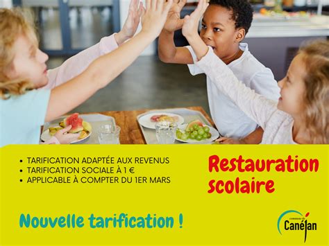 Restauration Et Accueils Periscolaires Une Nouvelle Tarification