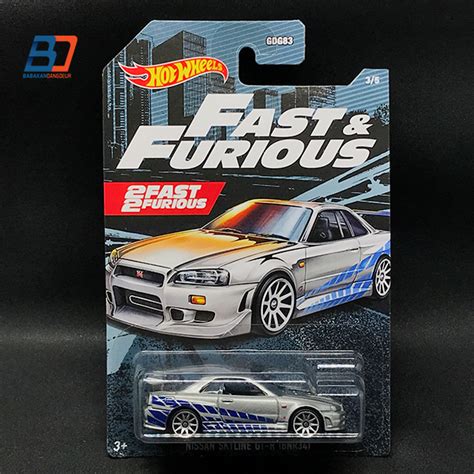 Jual Hot Wheels Fast And Furious Nissan Skyline R Shopee Indonesia