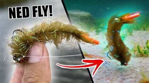 Tying A NED FLY For Perch Bass With Floating Tip YouTube