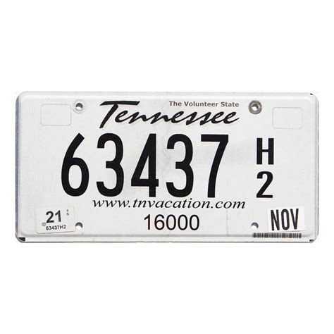 2021 Tennessee Truck 63437 Old Truck License Plates