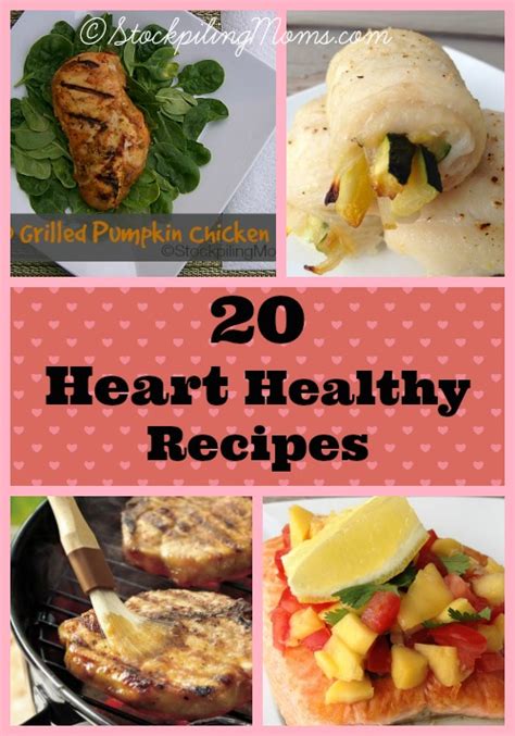 20 Heart Healthy Recipes - STOCKPILING MOMS™