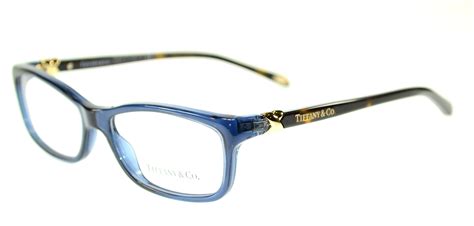 Tiffany Co Womens Eyewear Frames TF2036 52 mm Dark Blue Transparent ...