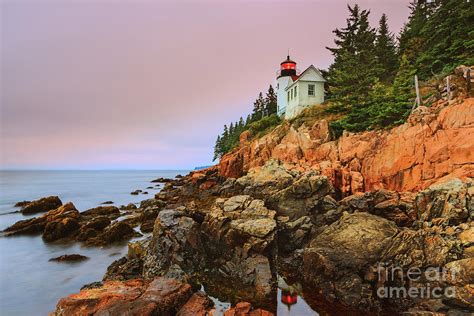 Bass Harbor Head Light Maine Photograph By Henk Meijer Photography Fine Art America