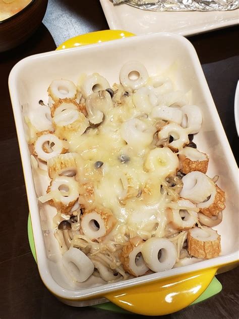 きのことちくわのチーズオーブン焼き By まな＊ﾟ 【クックパッド】 簡単おいしいみんなのレシピが393万品