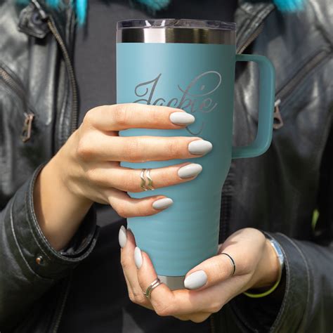 Personalized Insulated Coffee Mug Custom Tall Coffee Mug Etsy