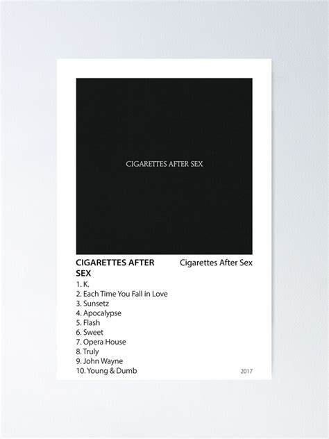 Cigarettes After Sex Cigarettes After Sex Poster Poster For Sale By