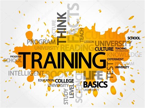 Training Word Cloud Stock Vector By ©dizanna 95496720