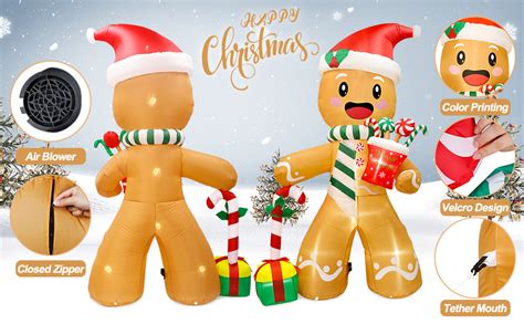 Ourwarm Christmas Inflatables Outdoor Decorations