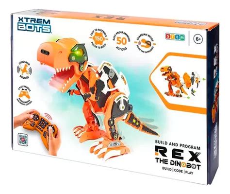 Dino Rob Xtrem Bots C Controle Monta E Desmonta F Fun Frete Gr Tis