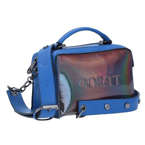 Bolso Crossbody Azul Metálico De Dama Gorétt