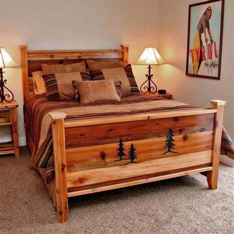 Barnwood Bed Rustic Bed Frame Rustic Bedroom Furniture Bed Frame Design