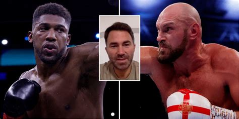 Tyson Fury Vs Anthony Joshua Eddie Hearn Makes Deontay Wilder Claim