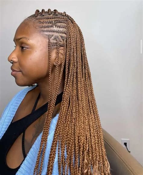 Flip Over Fulani Braids Hairstyles For