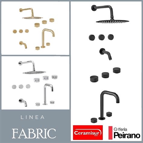 Combo Grifer As Para Ba O Peirano Fabric Cromo