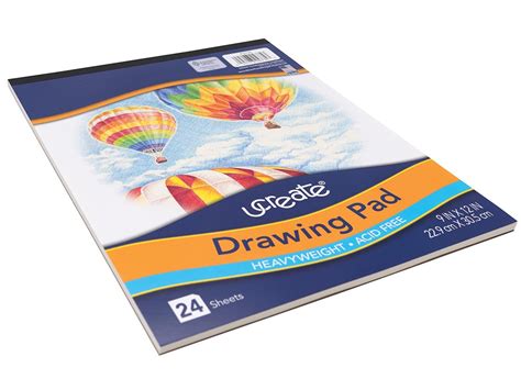 Ucreate Drawing Paper Pad Heavyweight 9 X 12 24 Sheets Pacon