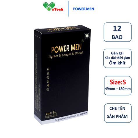 Combo H P Bao Cao Su K O D I Th I Gian Power Men Longer Plus V Power