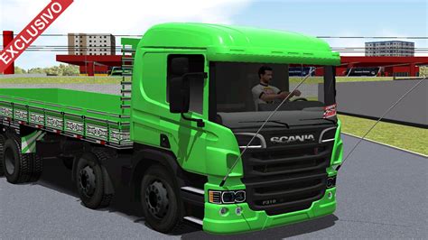 Skin Scania P Verde Lim O Do Gbn Qualificado Exclusivo Skins