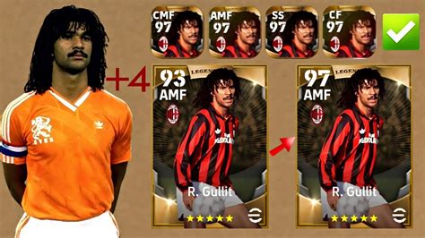 How To Train Legendary Gullit Efootball Youtube