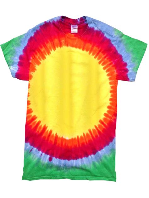 Sunburst Rainbow Tie Dye T Shirts Adult Zandys Bargains