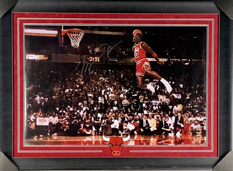 Lot Detail Michael Jordan Large And Impressive Signed 24 X 36 Nike