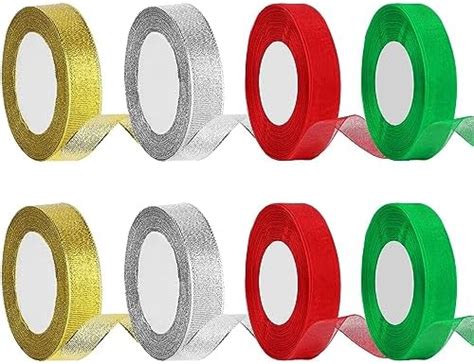 Amazon Decyool Rolls Yards Christmas Ribbons Organza Holiday