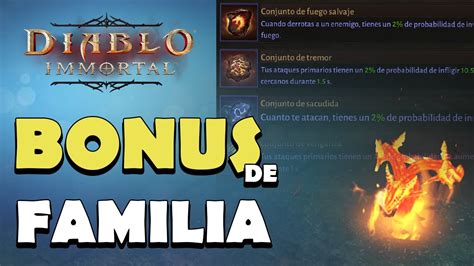 Diablo Immortal Obtener Bonus De Familia En El Equipo Youtube