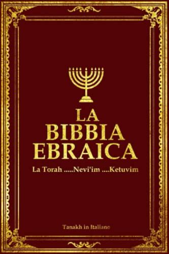 Bibbia ebraica in italiano grande stampa Tanàkh the hebrew bible