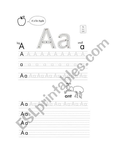 Writing Alphabet Letters For Kids Esl Worksheet By Aytach