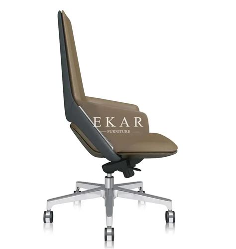 Modern Upholstery Artificial Leather Office Chair With Wheels Office