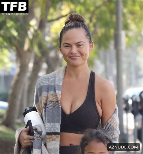 Chrissy Teigen Sexy Seen Flaunting Her Hot Figure In Beverly Hills Aznude