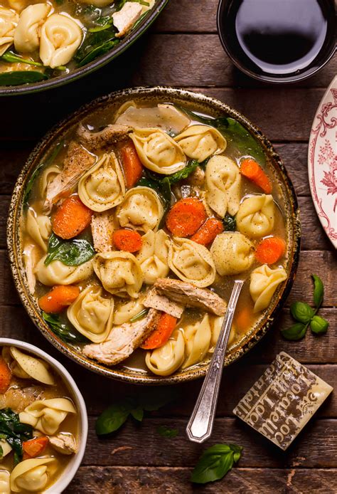 Zuppa Di Tortellini Con Pollo All Italiana Irenemilito It