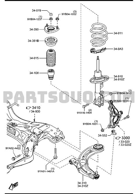 Chassis Axle Suspension Brake Steering Mazda Cx Europe