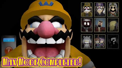 Five Nights At Wario S Circus Freaks Gameplay Max Mode Completed