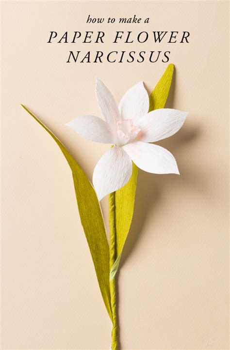 How To Make A Paper Flower Naricissus The House That Lars Built