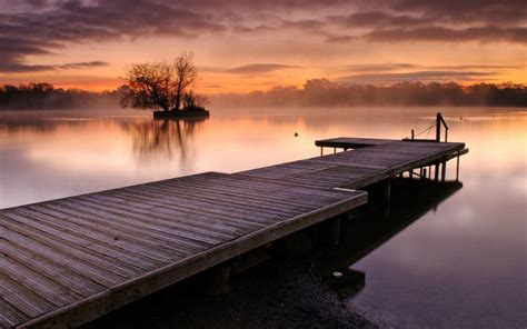 Lake Dock Sunset Wallpapers Top Free Lake Dock Sunset Backgrounds