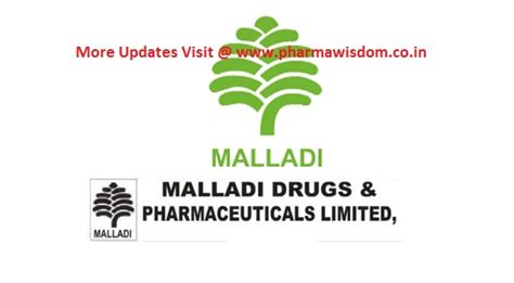 Malladi Drugs Pharmaceuticals Ltd Immediate Openings For M Sc