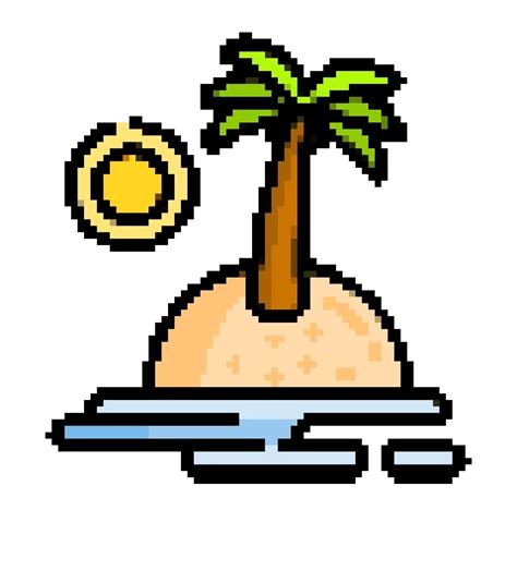 Pin by Litsa Vosdogani on Χειροτεχνία Pixel art Oahu Palmtrees