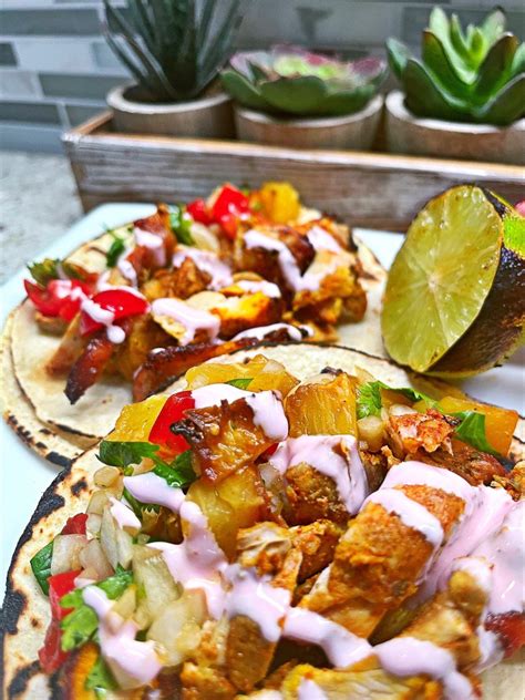 Chicken Al Pastor Tacos — Dink Cuisine