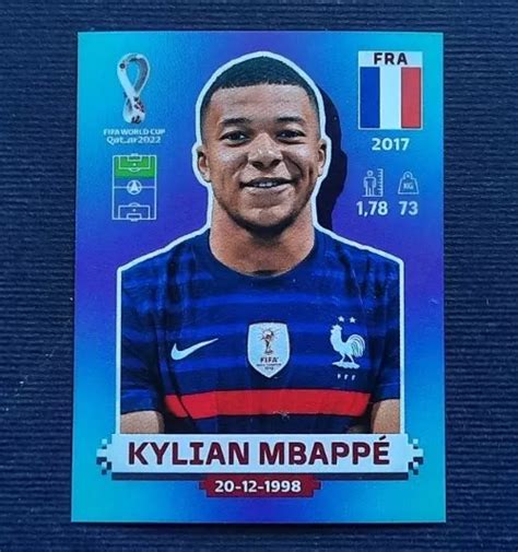 Panini Qatar Kylian Mbappe Fra France World Cup Frankreich Wm