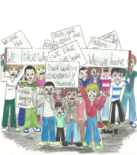 the angry mob by hatoola13 on DeviantArt