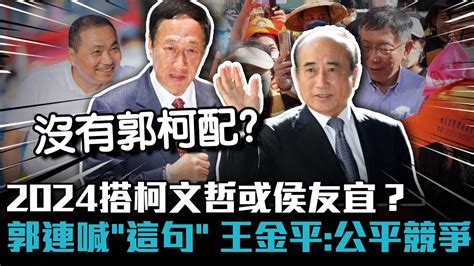 2024搭柯文哲或侯友宜？郭台銘連喊「這句」 王金平透露：大家公平競爭【cnews】 Youtube