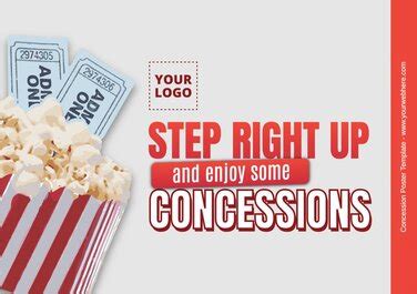 Customize a Concession Stand Banner Template